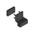 Magnet blocks (back) M6x25 incl. additional spacer plate required for Gecko Battery only
