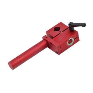 Short low rod torch holder with clip 16–22 mm